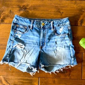 High rise shorts
